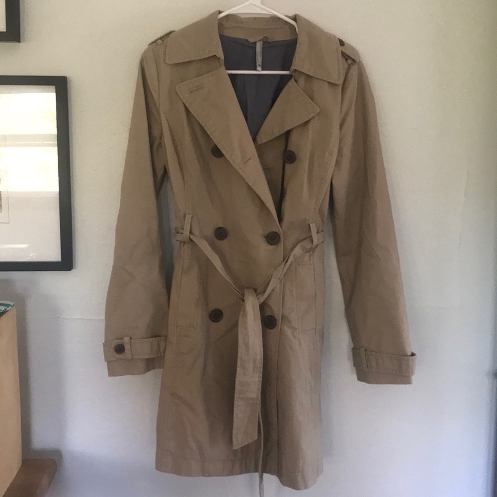 Old Navy Tan Trench Coat